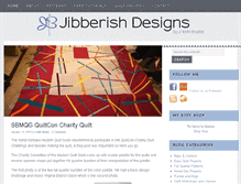 Tablet Screenshot of jibberishdesigns.com